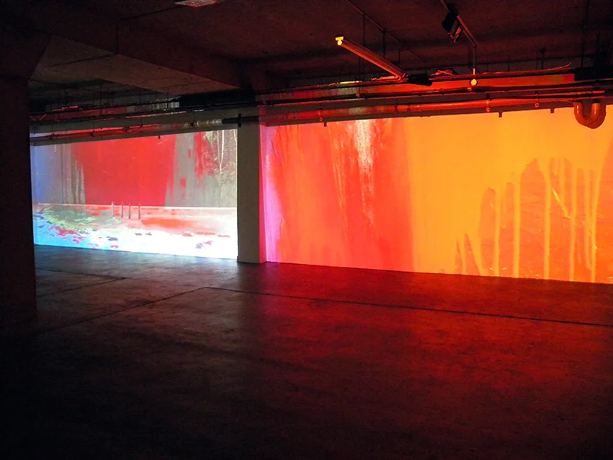 Ultranomadic def smith cycle. Video installation, 2012 at Block 336 gallery