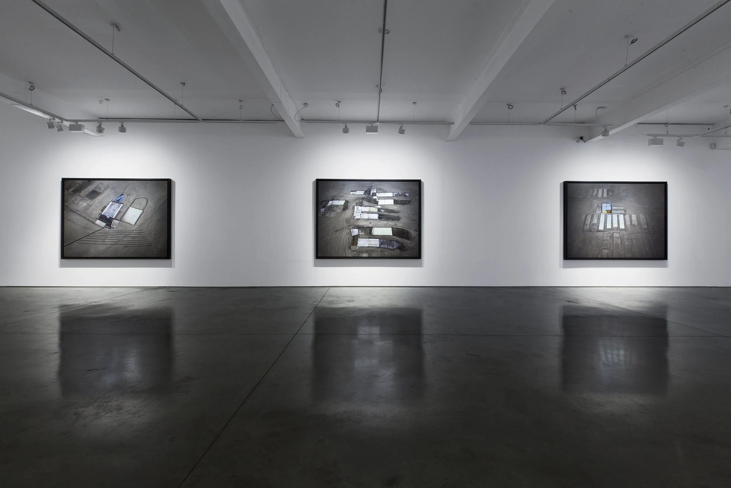 Edward Burtynsky, Salt Pans, Installation view, Flowers Gallery 2016