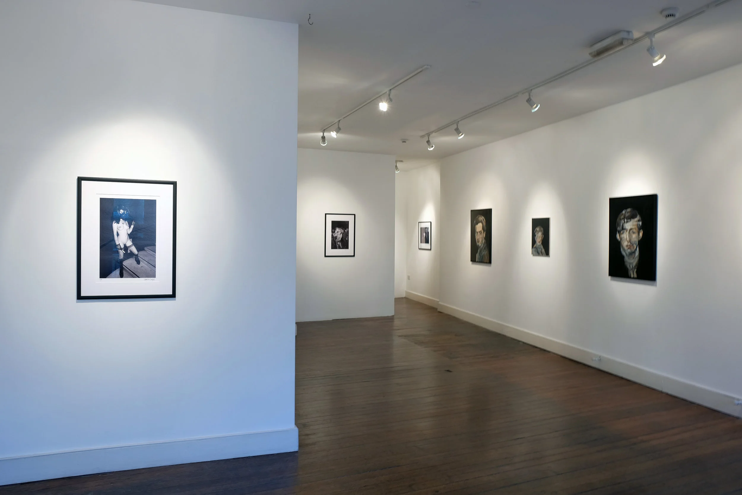 Install shot at CHARLIE SMITH LONDON, featuring Derek Ridgers and Sam Jackson