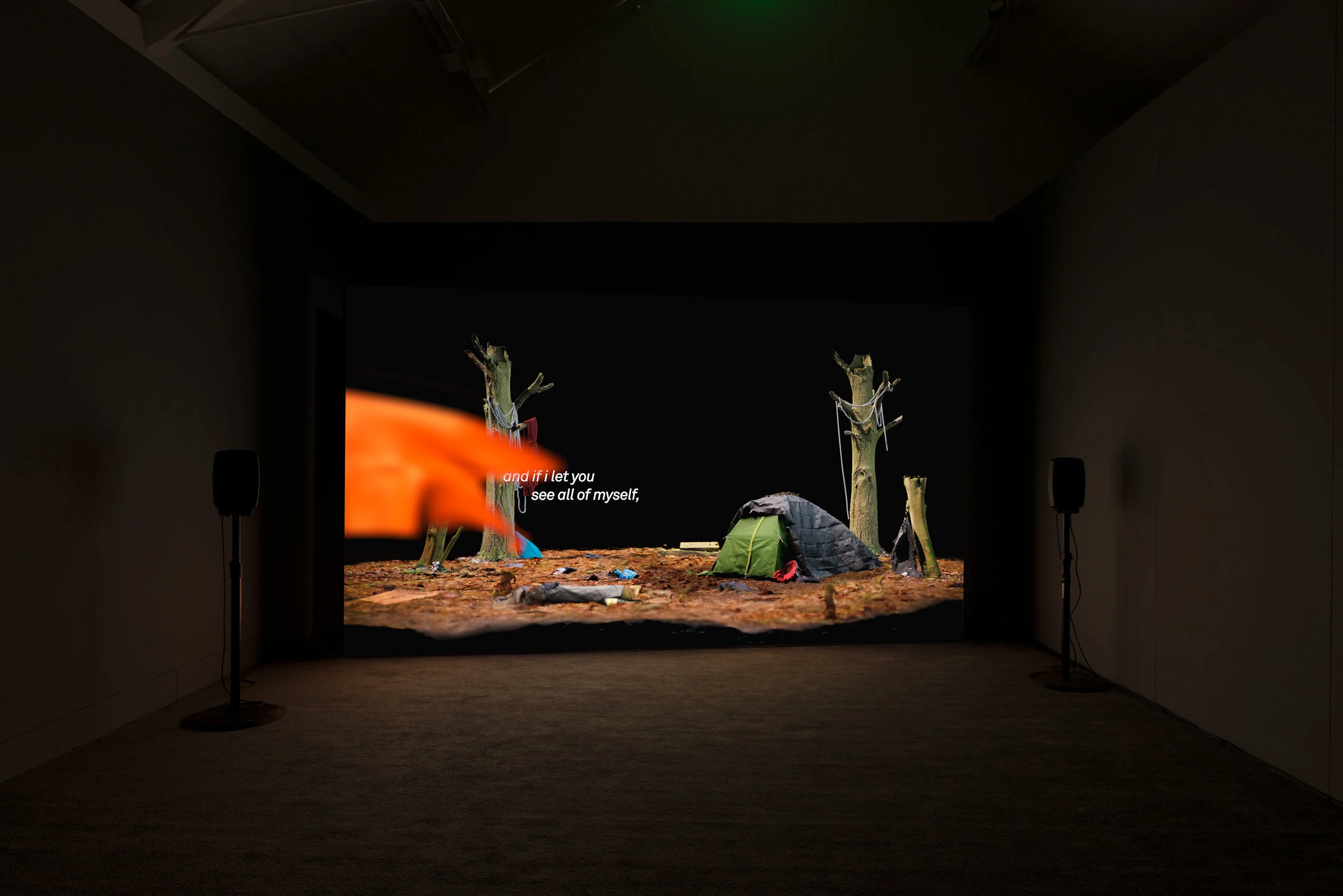 '15 days' (installed at Jerwood Space) Imran Perretta, 2018. Photographer: Anna Arca.