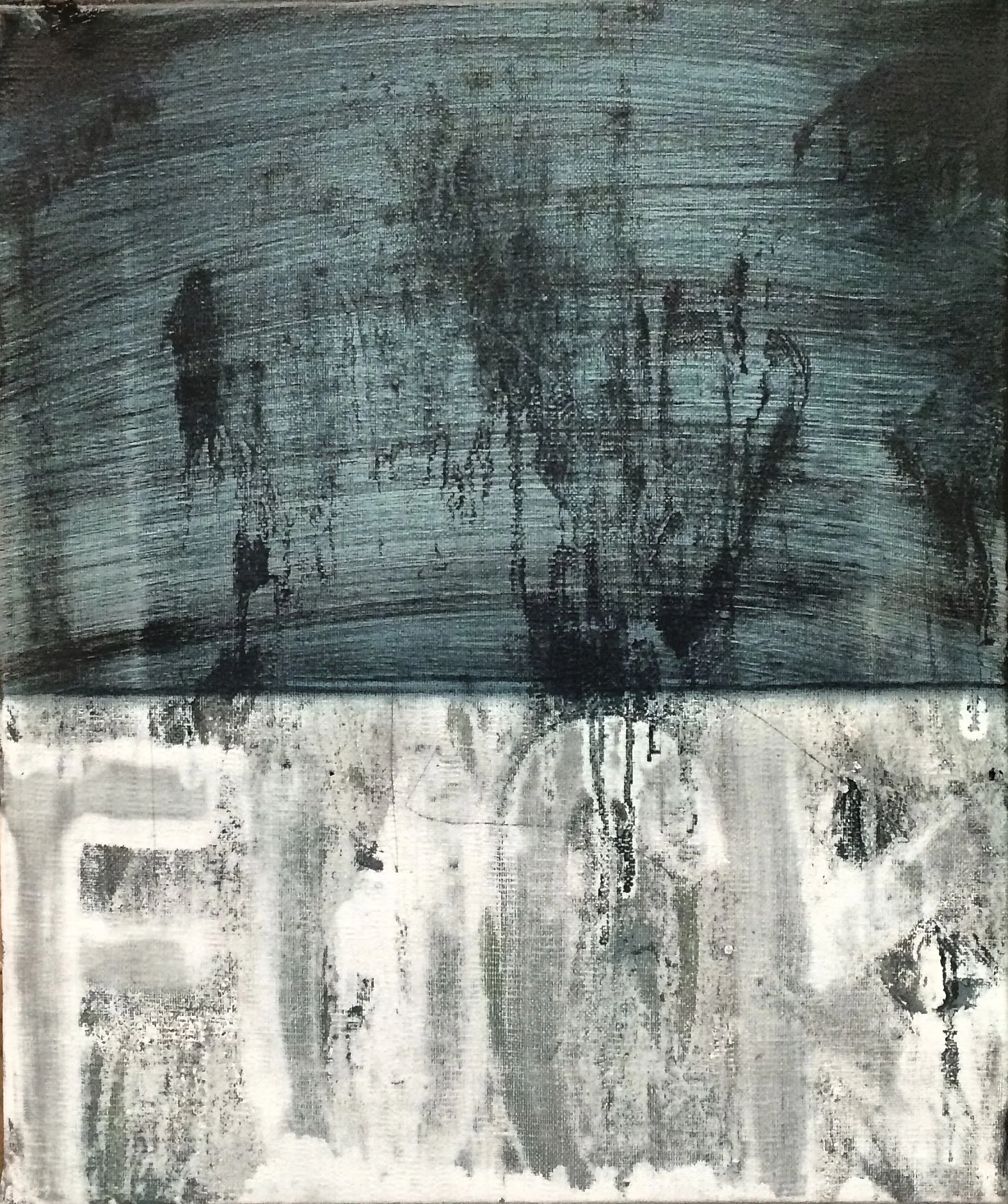 'Black Standard: Fuck Your Morals 1', 2016 (cropped, click on image to enlarge)