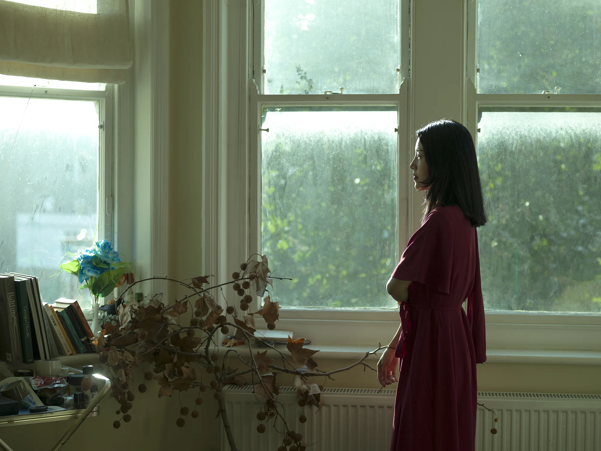 Uchercie Tang in her studio