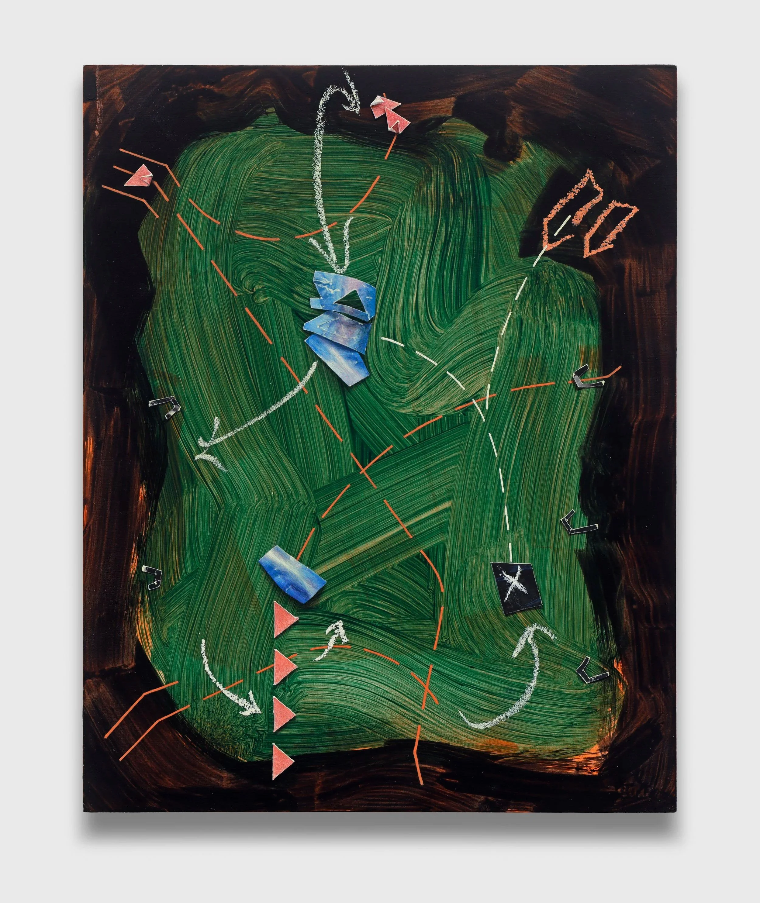 Liz Dawson A New Place Acrylic on board 2025 30 x 24 cm