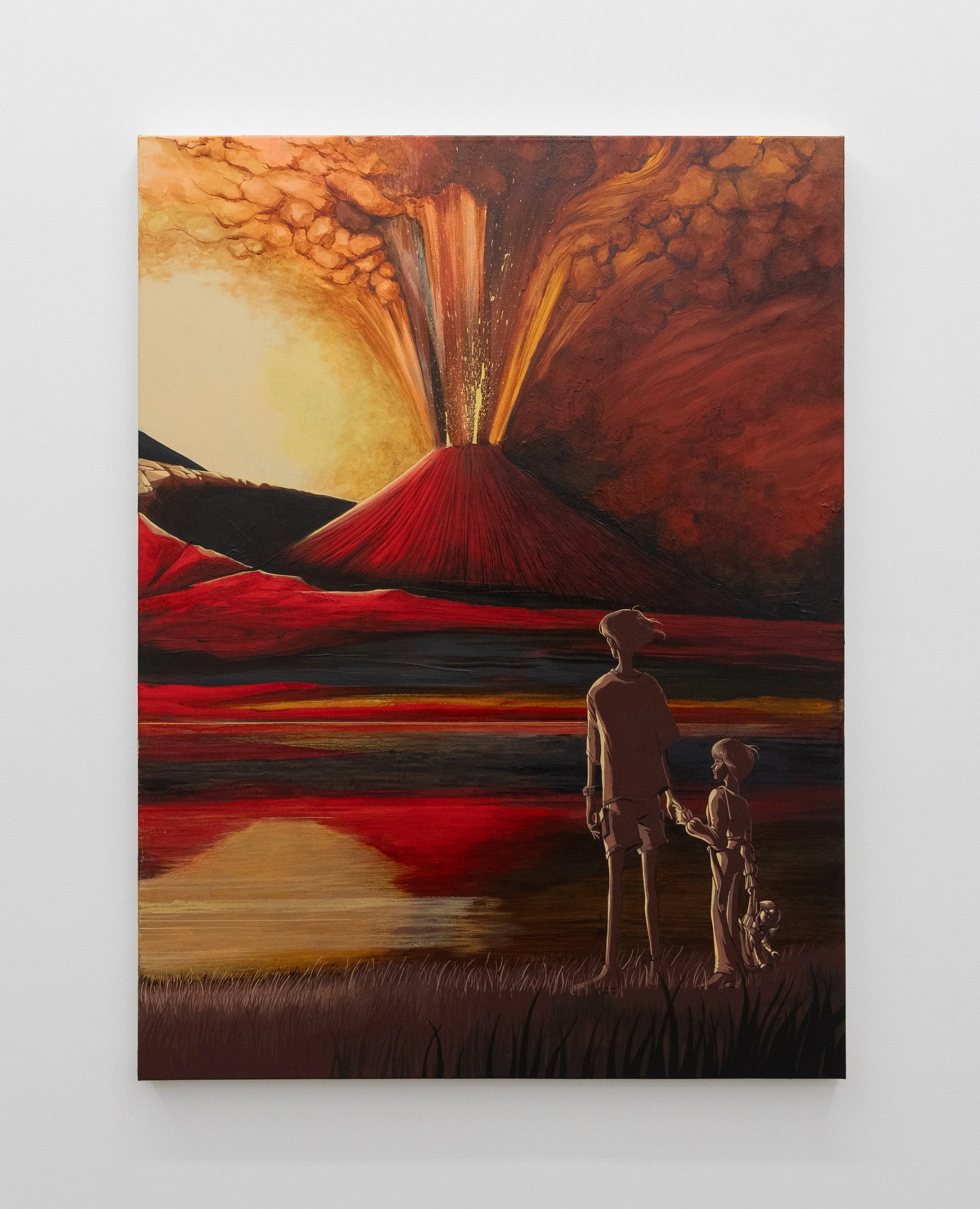  Brothersin Pompeii Acrylic on canvas 121.92 (H) x 91.44 (W) x 3.81 (D) cm 2026 