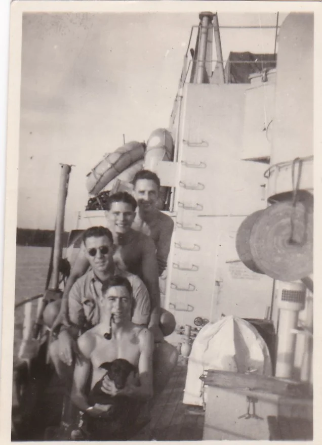 HMS Bulolo crew, Gilbert Summers top