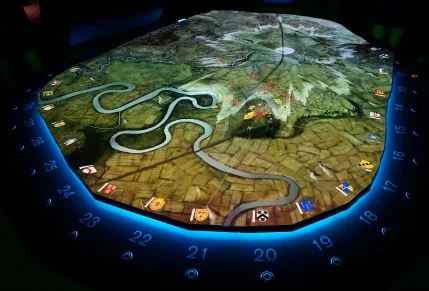 Battle Table, Bannockburn Heritage Centre, near Stirling.