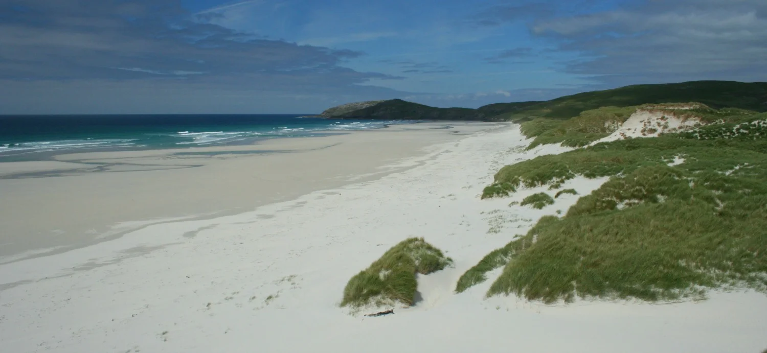 Traigh Eais, near the aiport on Barra