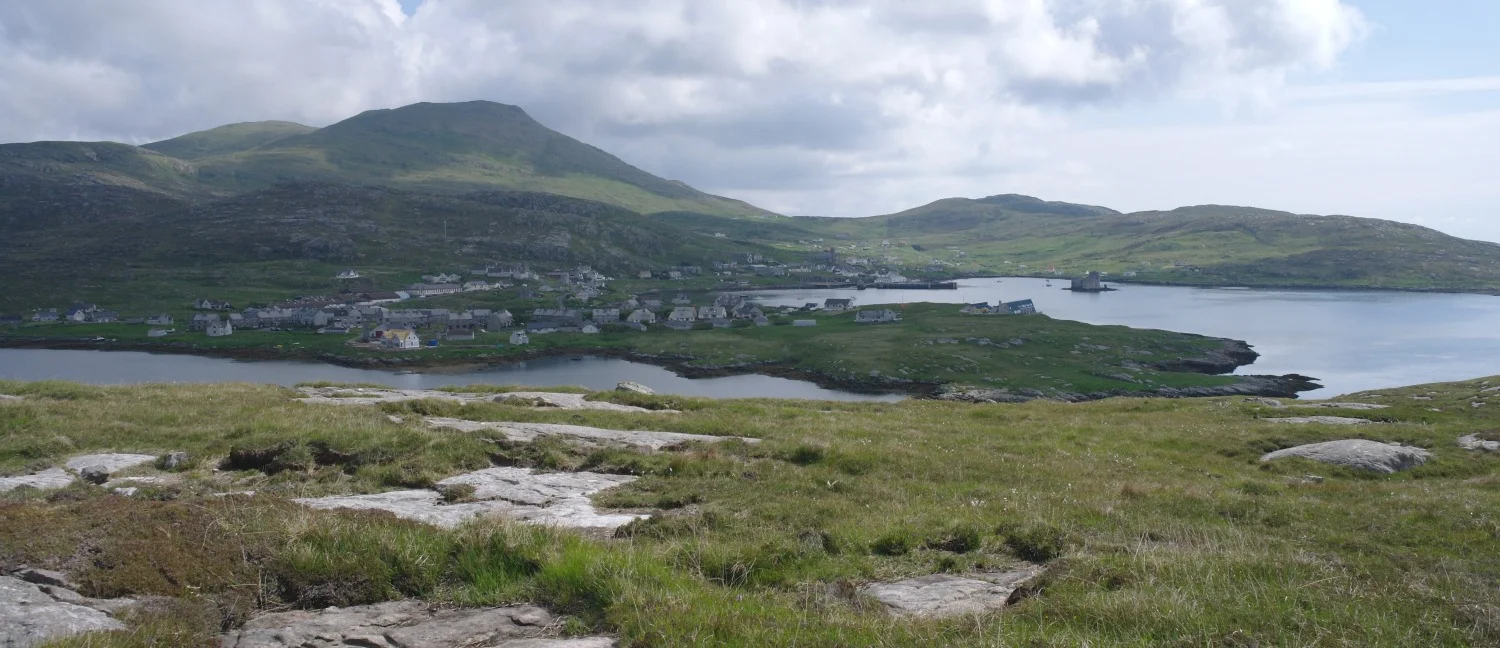Castlebay from the Vatersay Road