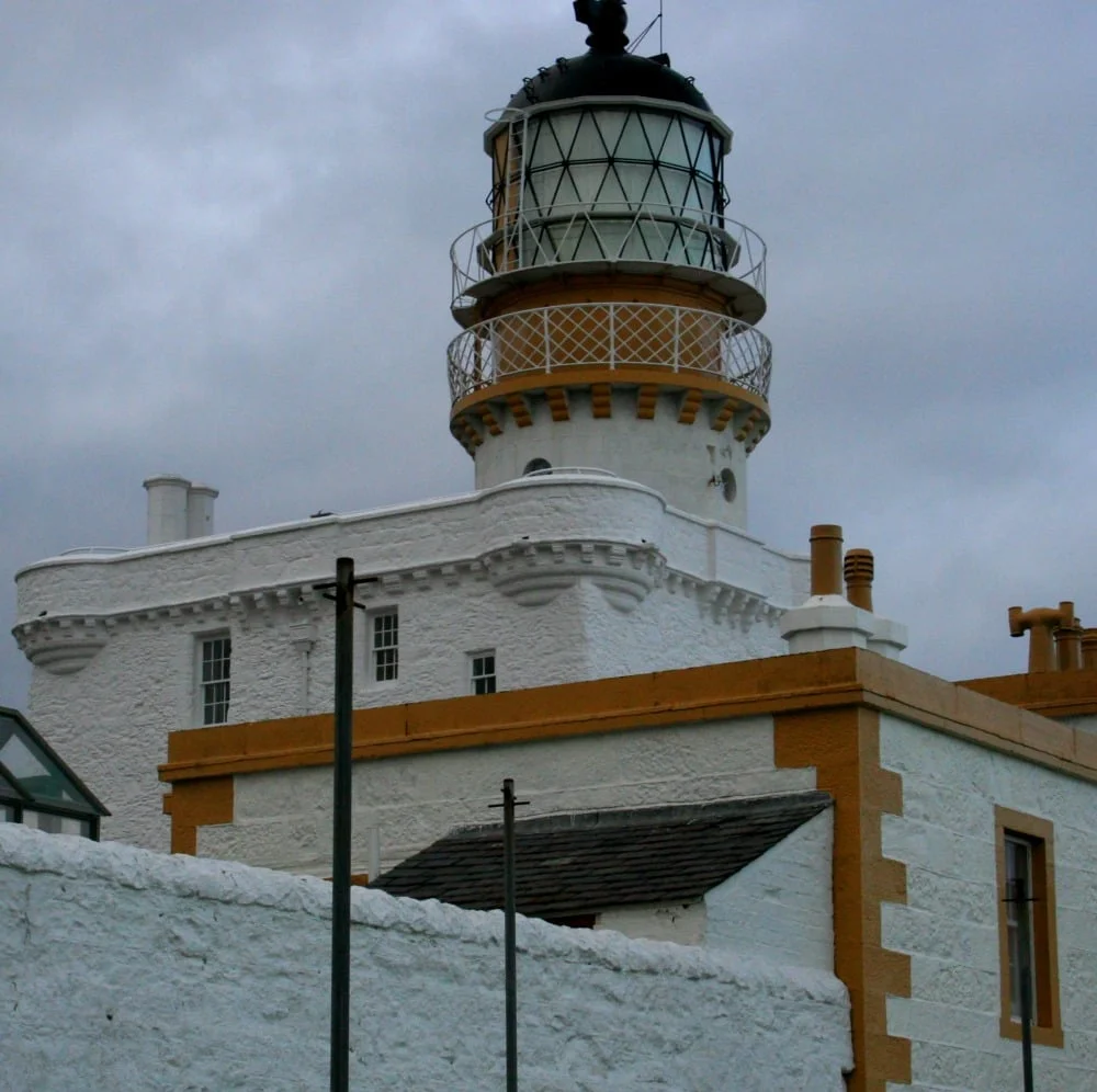 Castle at Kinnaird Head, Fraserburgh, converted into a lighthouse, now part of the Museum of Scottish Lighthouses