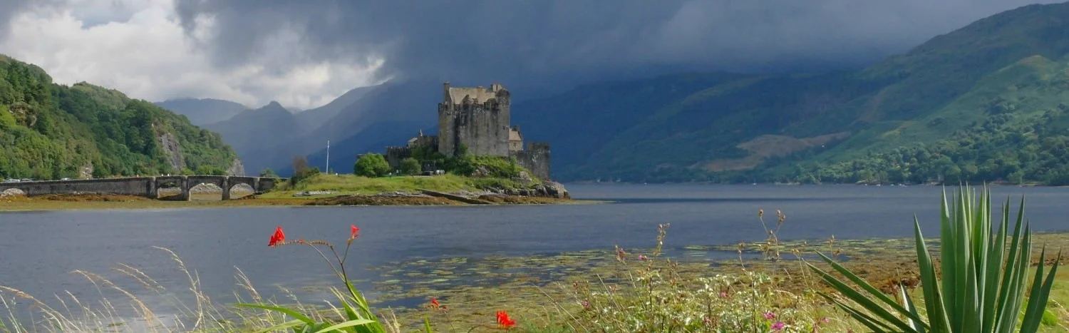 Eilean Donan looks ancient – but is fully restored after it was destroyed in a Jacobite Uprising.