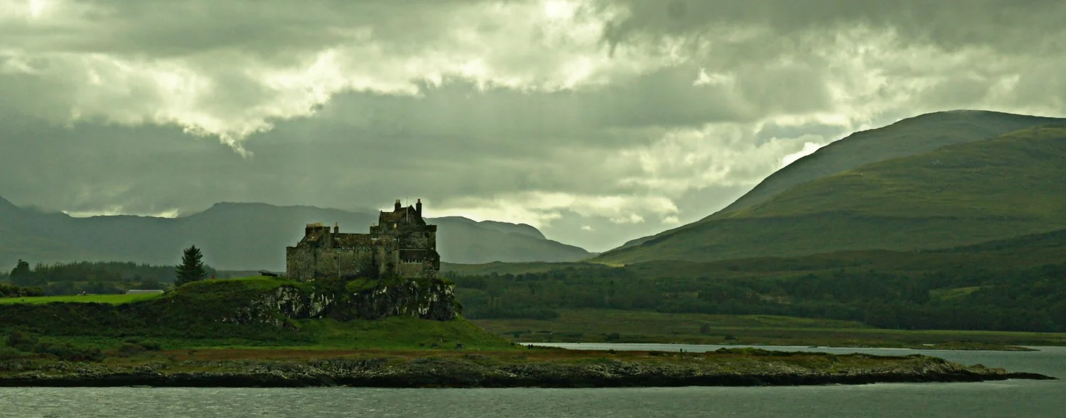 Duart Castle, view from the Mull ferry