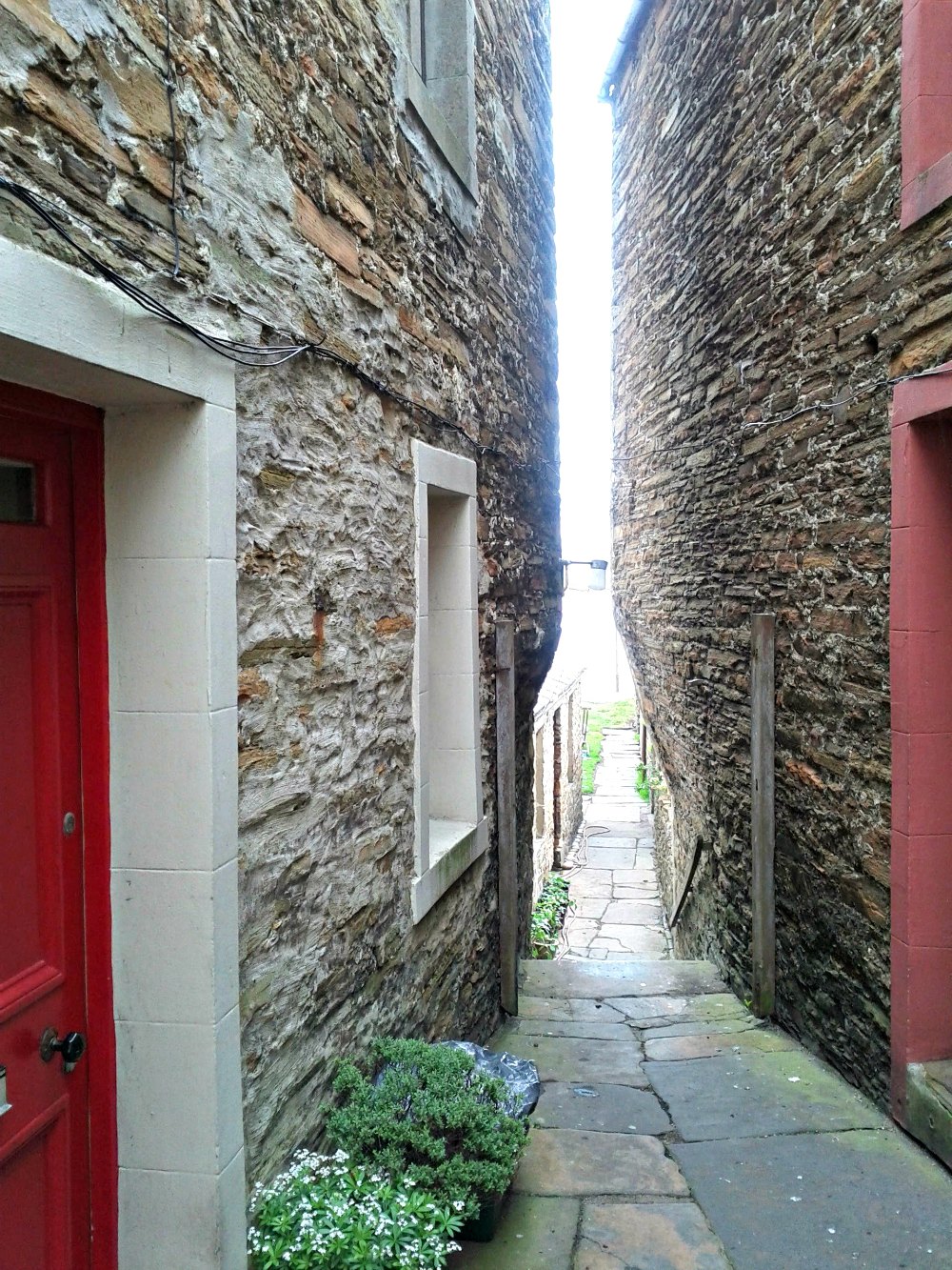 Many of the Stromness houses are built close together