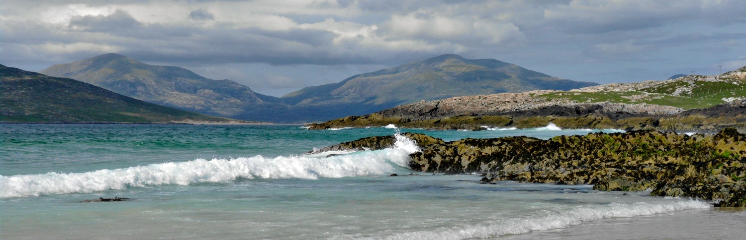 Mountains of North Harris - pictured from the west coast of the island.