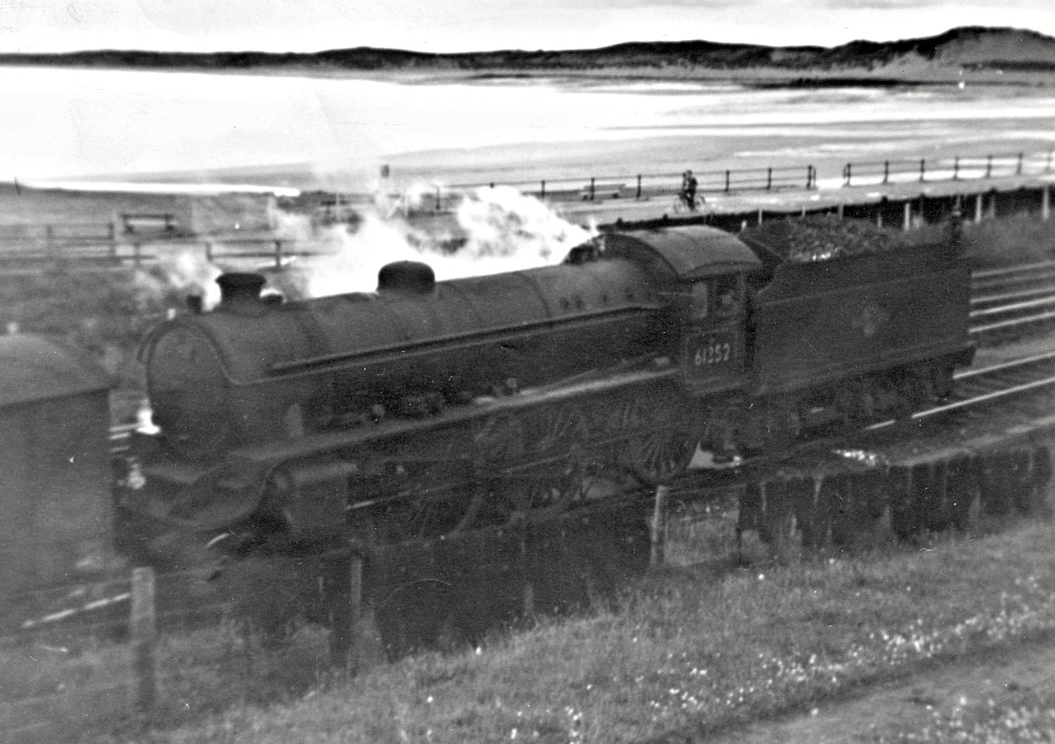 Scottish steam – Class B1 61352 shunting at Fraserburgh, c. 1960