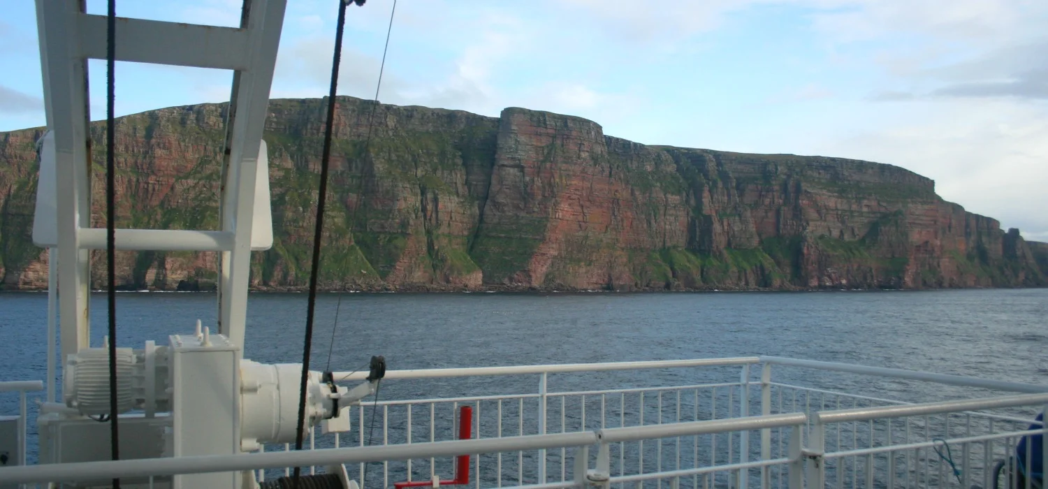 Cliffs of Hoy from the Scrabster/Stromness ferry.