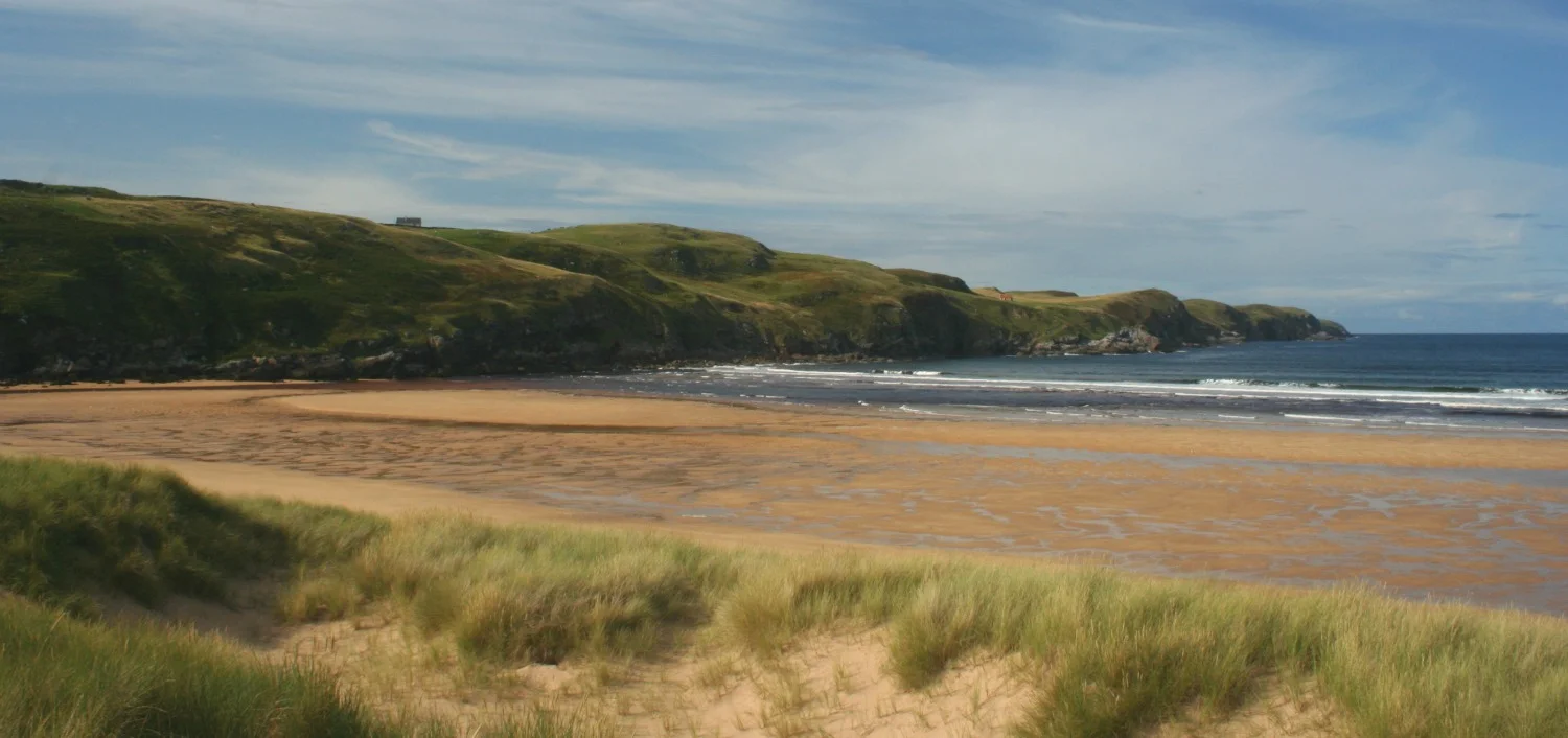 The sands at Strathy Bay on the far north coast