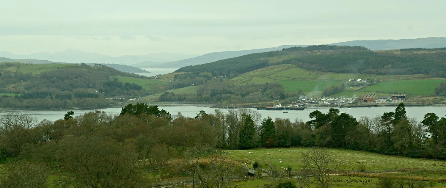 The Highland Boundary Fault as it runs through the Rosneath Peninsula