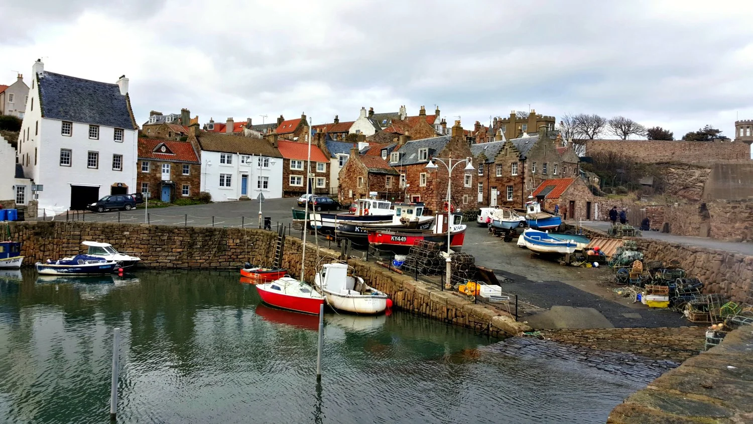 Crail harbour - in the East Neuk of Fife.