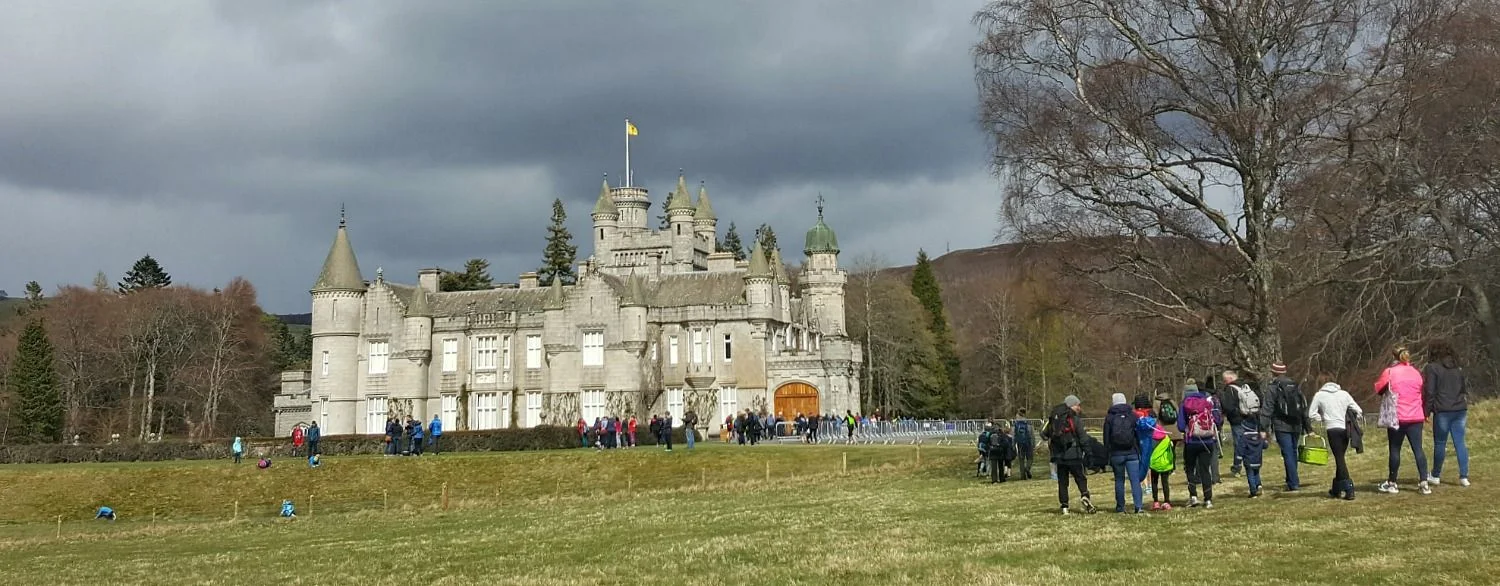 Lots of visitors playing 'Spot the Neep' at Balmoral Caste. (Your ticket price includes getting to see the royal veg patch. Gasp.)