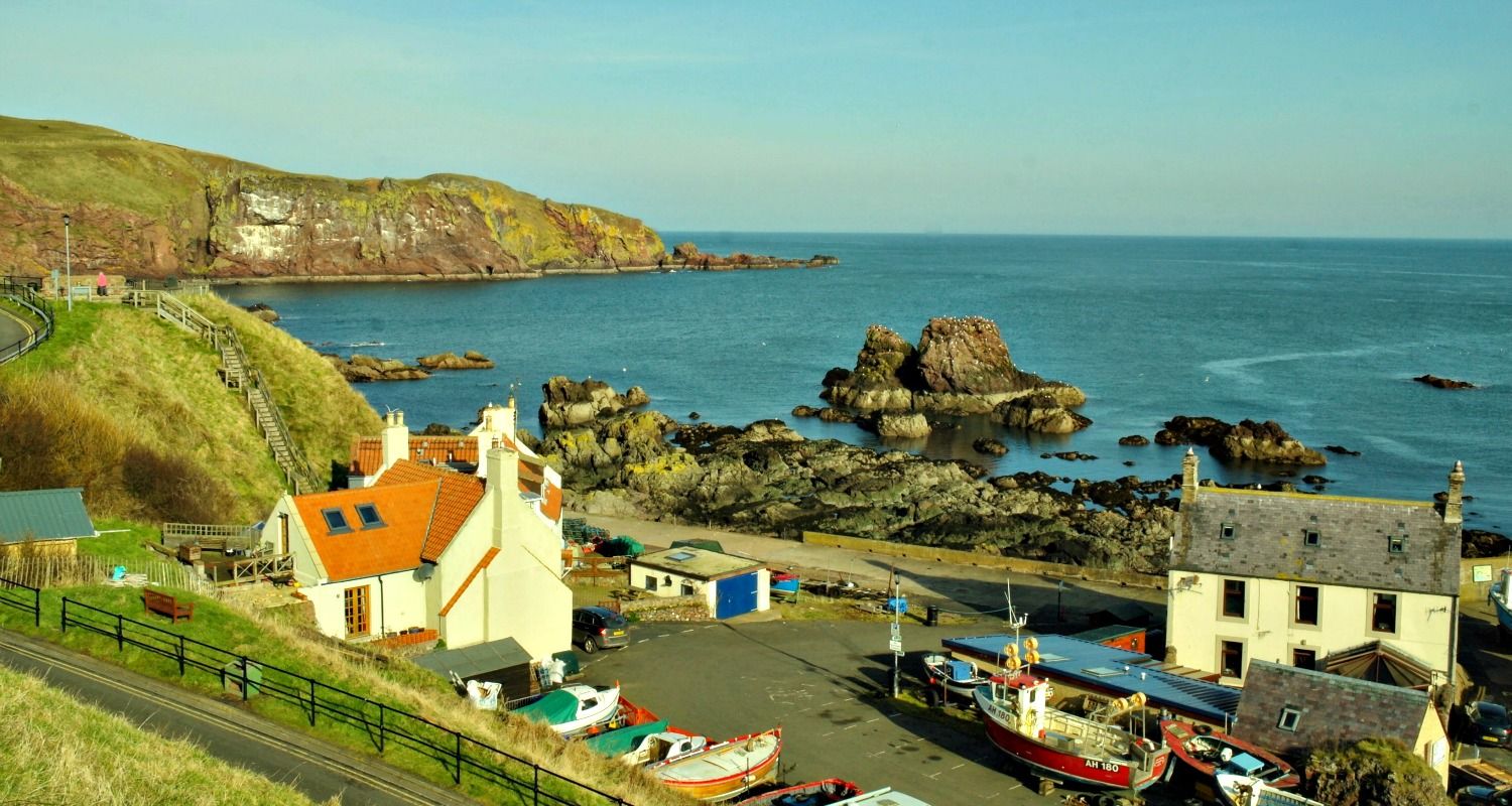 St Abbs, the attractive coastal village in the Scottish Borders, has no apostrophe, like St Andrews. However, St Abb’s Head still retains it. Well, sometimes.