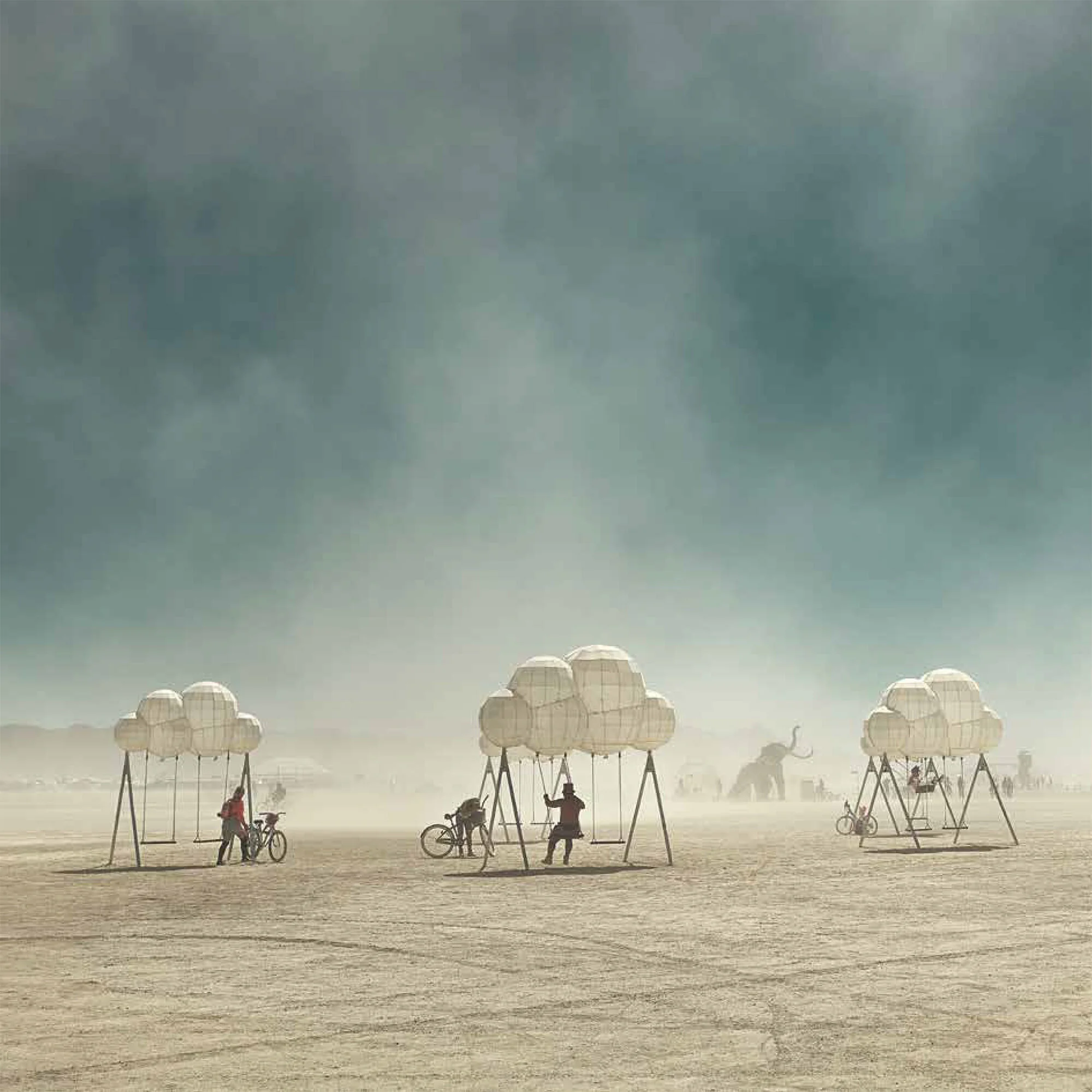 Burning Man sureal world