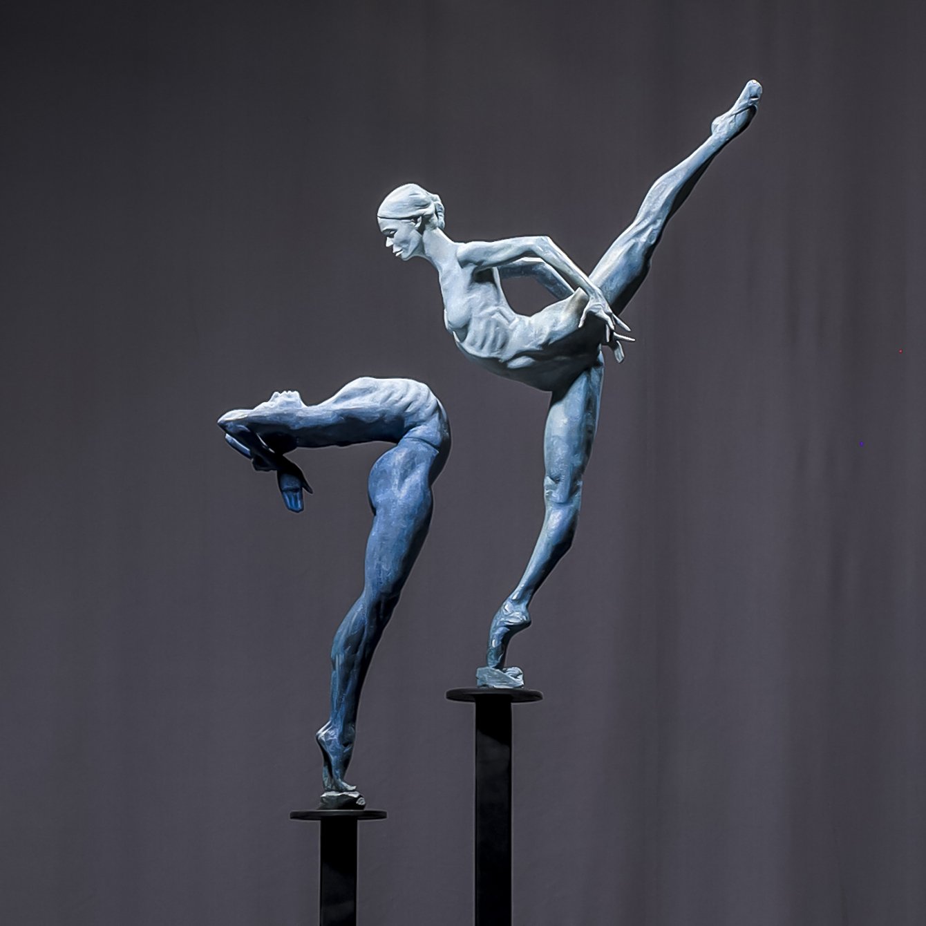 "En Pointe & Equanimity  Pairing"

 

 Bronze   24"  Private Collection  