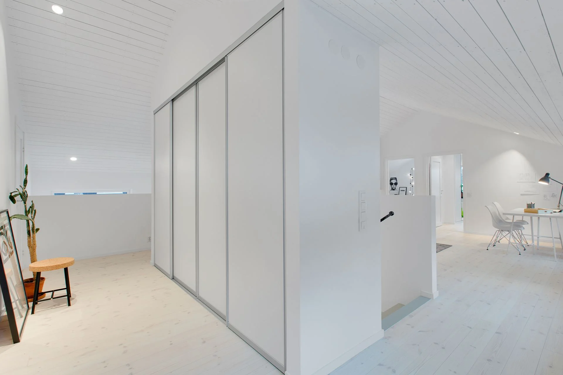 Modern Scandinavian home - closets.