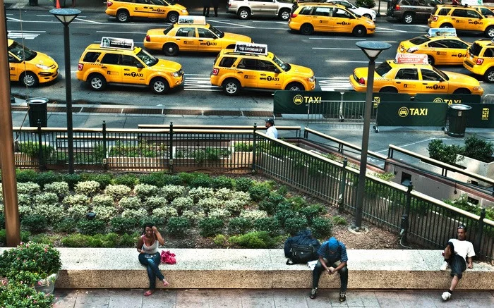 7th Avenue in front of Madison Square Garden