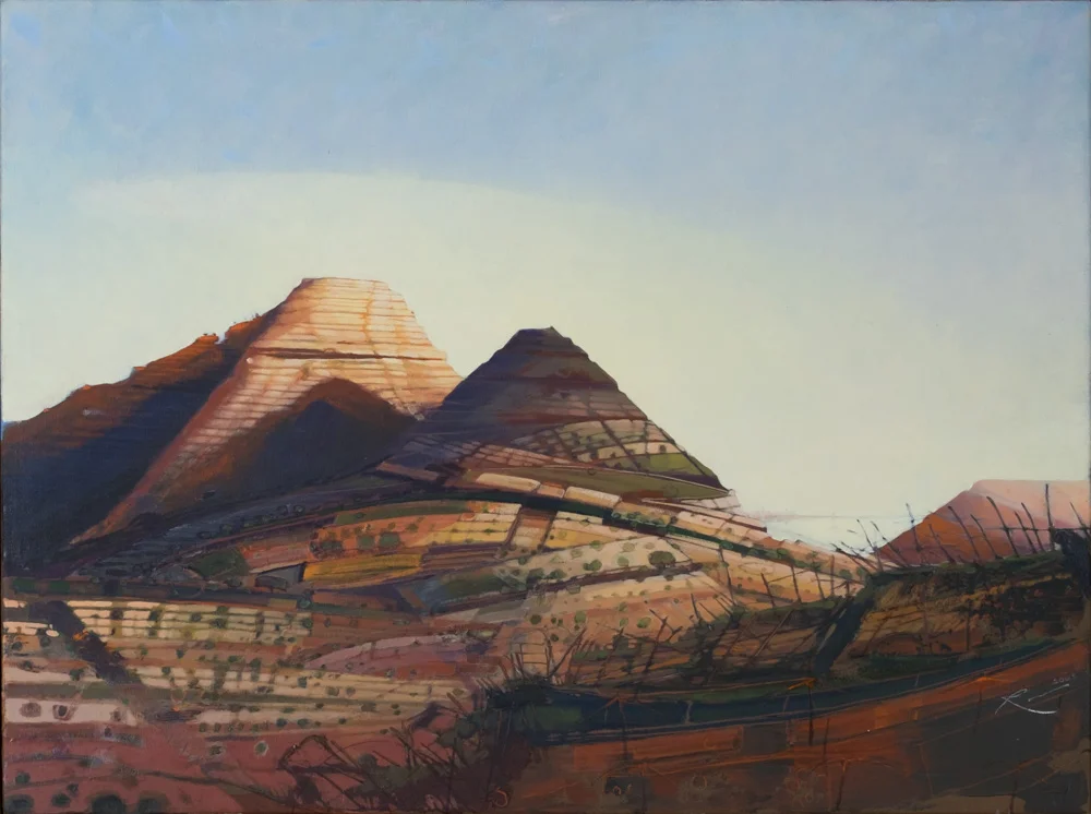 ‘THE ANCIENT HILLS OF ALMERIA - THE ANDALUSIA SERIES’. Oil on Canvas. 32x24”. 2003