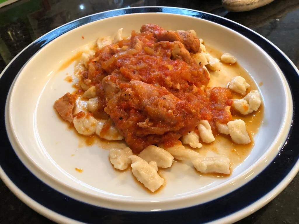 Chicken Paprikash & Spaetzle