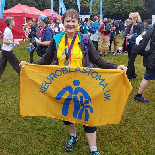 Shirley completed the Thames Bridge Trek in 2016, the 21st anniversary of Joanna’s death.