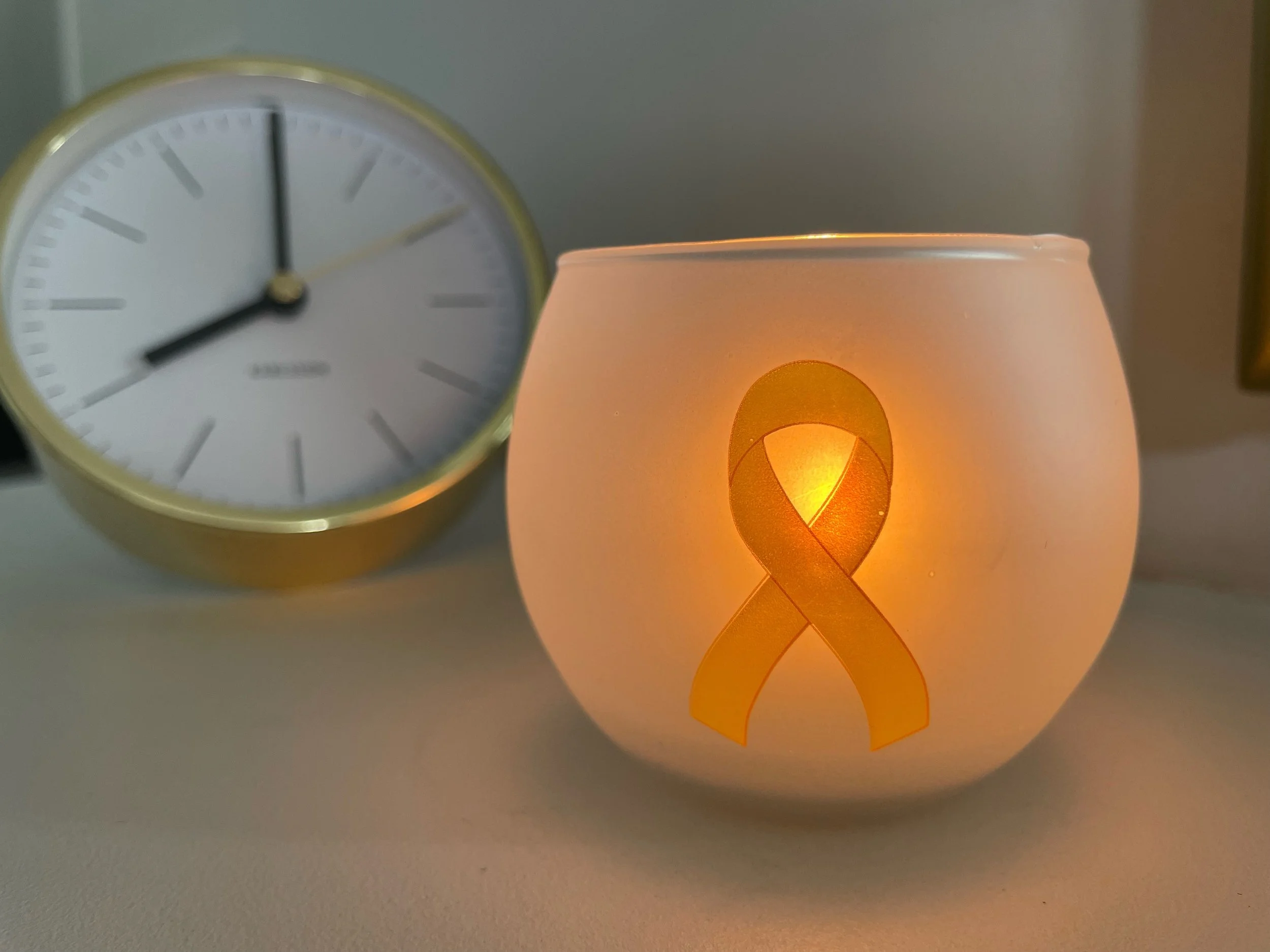 Gold Ribbon candle — Neuroblastoma UK