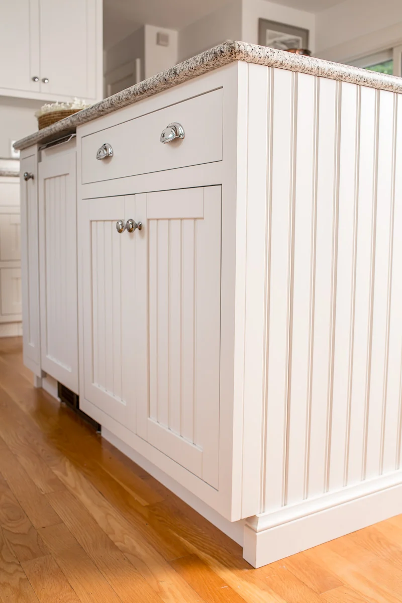 White Beadboard Cabinet Doors
