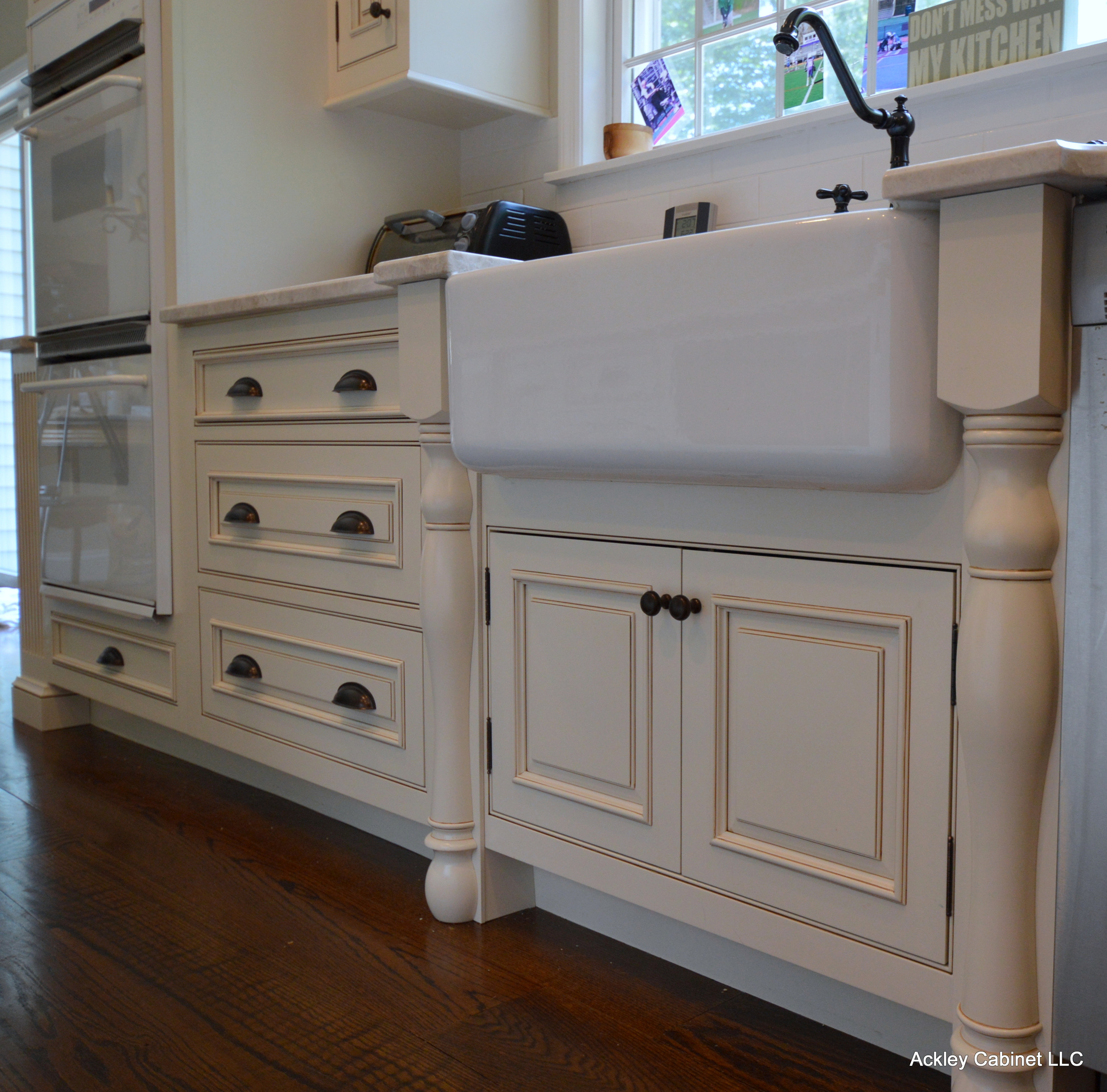 Moisture S Effect On Solid Wood Cabinetry Around A Farm Sink