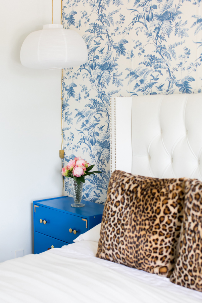 I came across Katherine Voss small apartment on The Everyday Girl . Here bedroom furniture is the perfect example of investing in versatile pieces. She could definitely transition her bed and dresser to her future home, and it would look GREAT! 