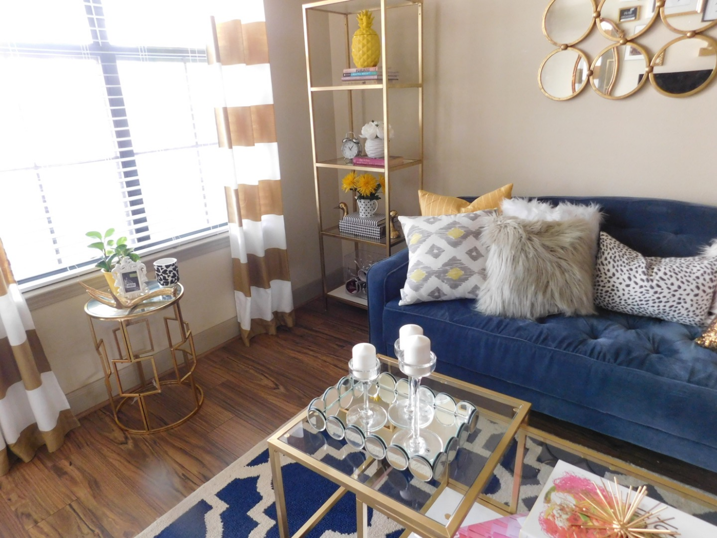  I chose these curtains to add some personality and style to my living room space. 