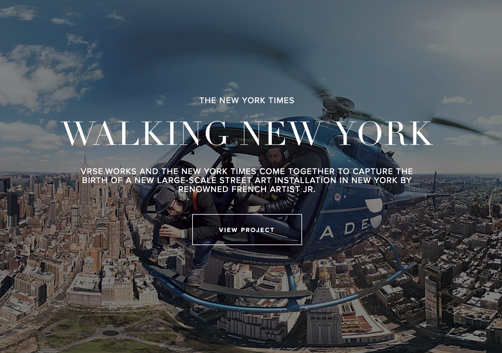 The New York Times/VRSE- Walking New York