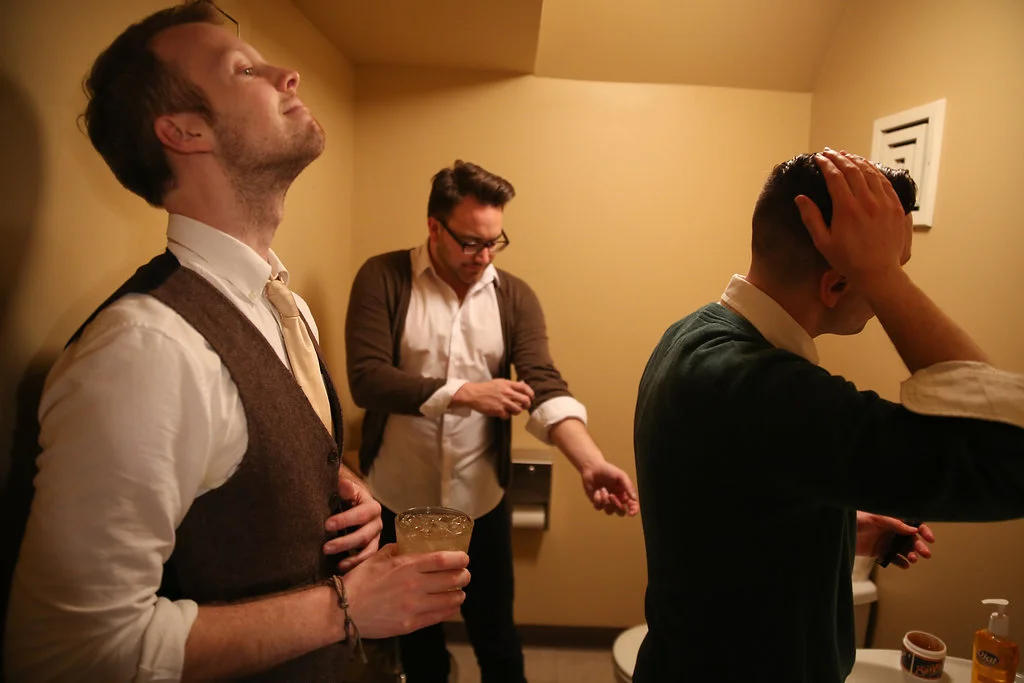 The Boys doing their best Beau Brummel