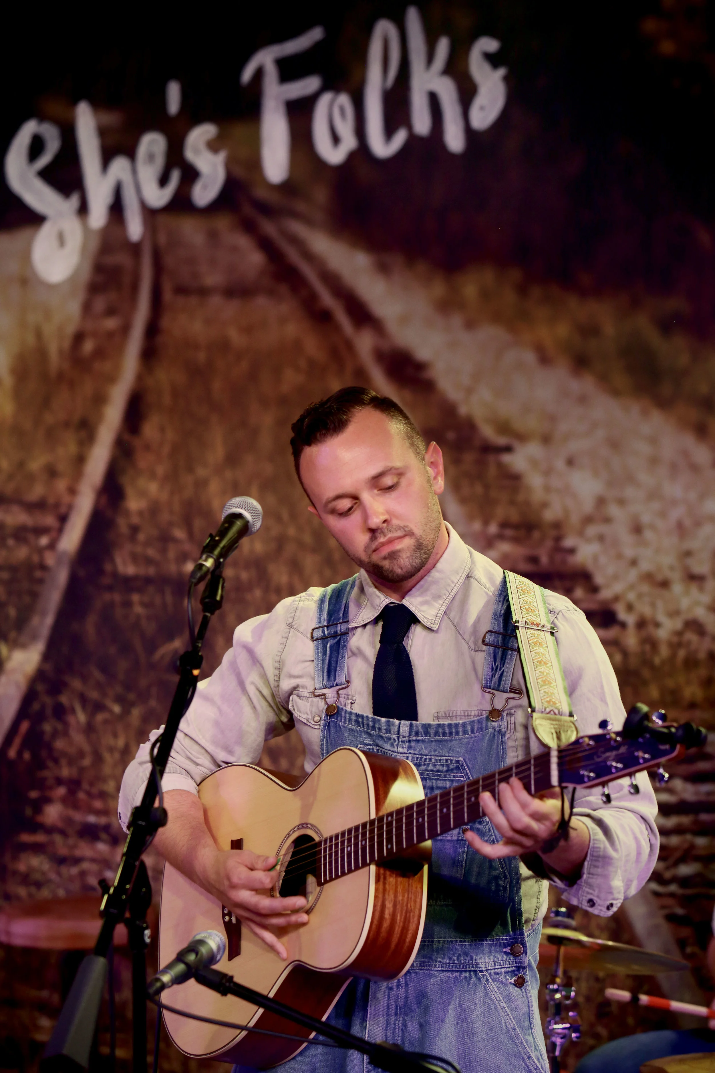 Tyler Thompson on banjo