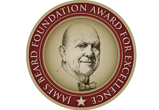 James Beard Foundation Awards Winner, Outstanding Restaurant Design Award, 2010 Finalist, Outstanding Restaurant Design Award, 2002