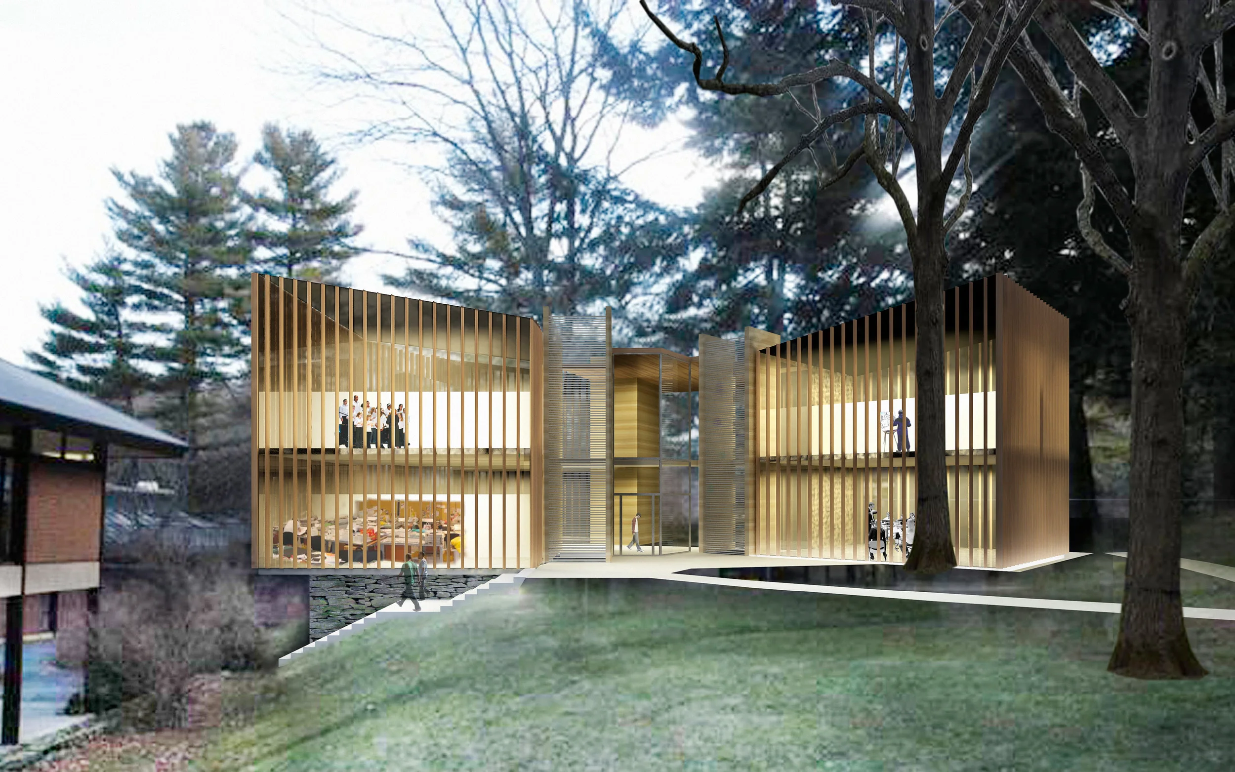 EAGLEBROOK SCHOOL ART BUILDING, DEERFIELD, MA