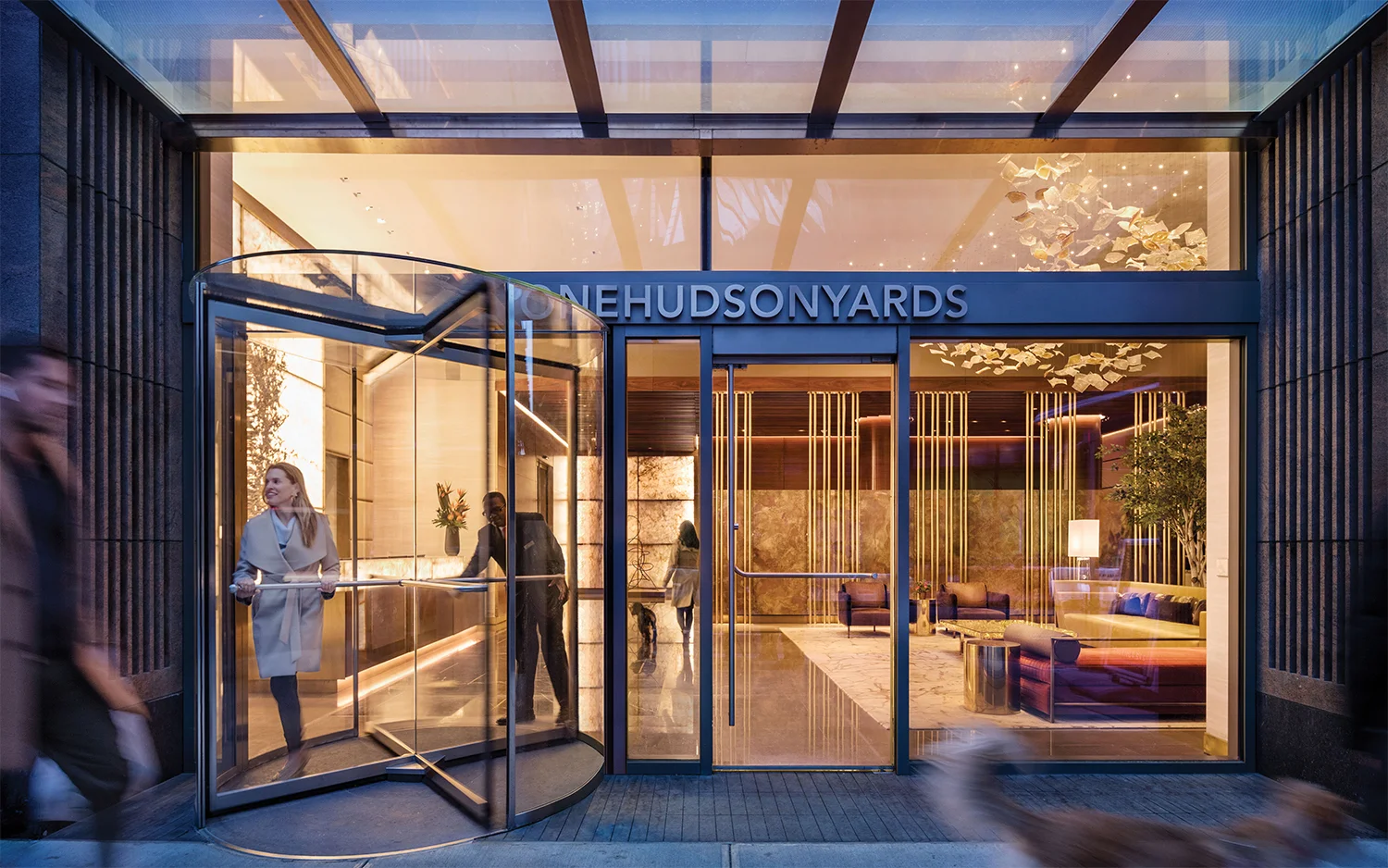 ONE HUDSON YARDS, INTERIORS, NEW YORK, NY