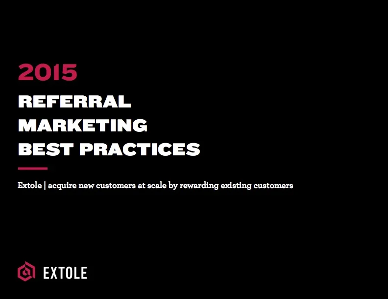 2015 Referral Marketing Best Practices