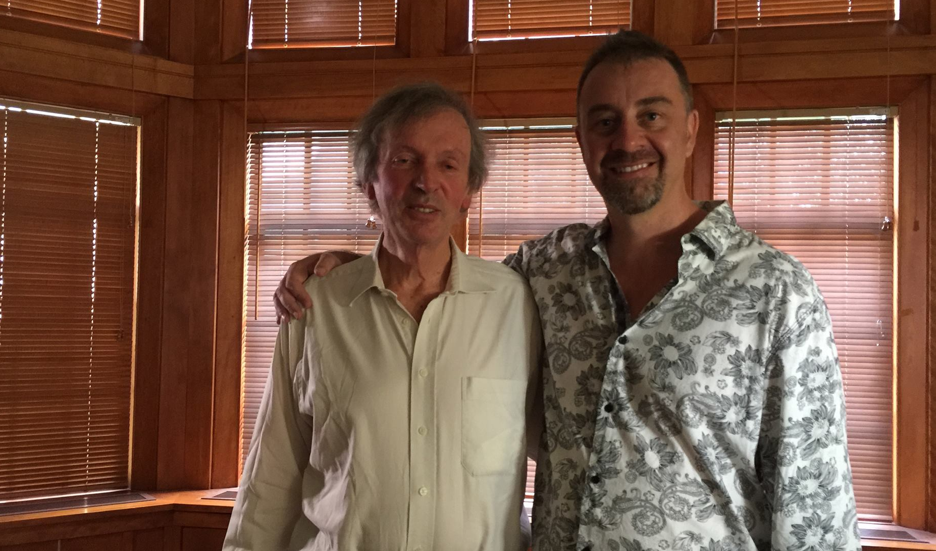  With Rupert Sheldrake @ Grace Cathedral (2015) 