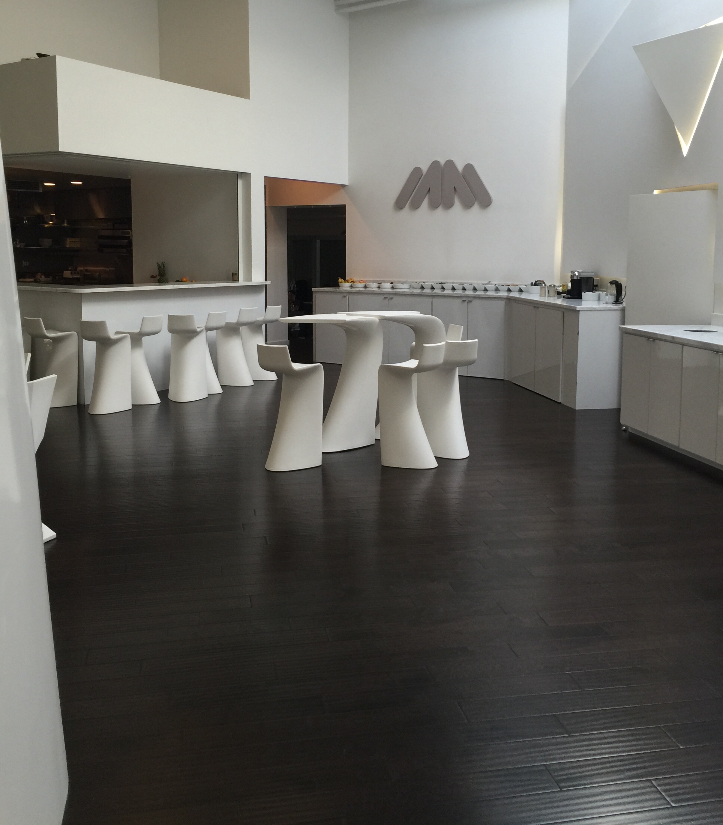 center dining hall commercial kitchen bar & serving area