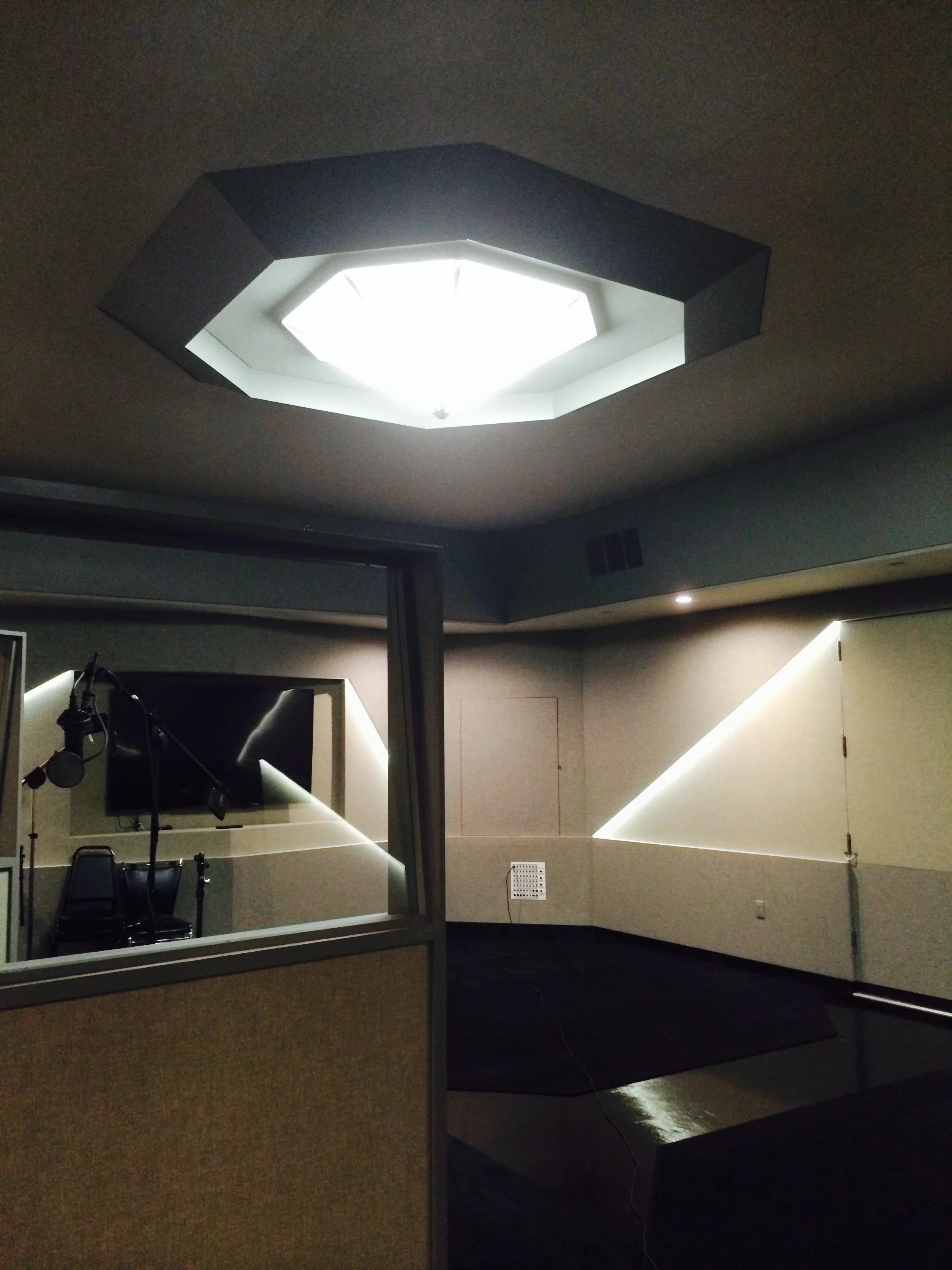 live room custom barrisol LED lighting