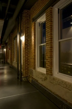 exterior hallway windows