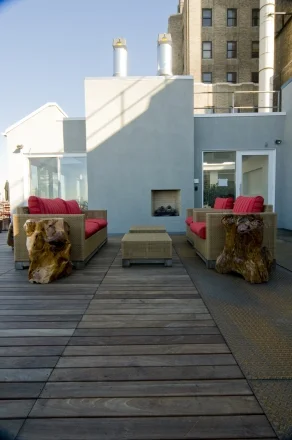 deck fireplace