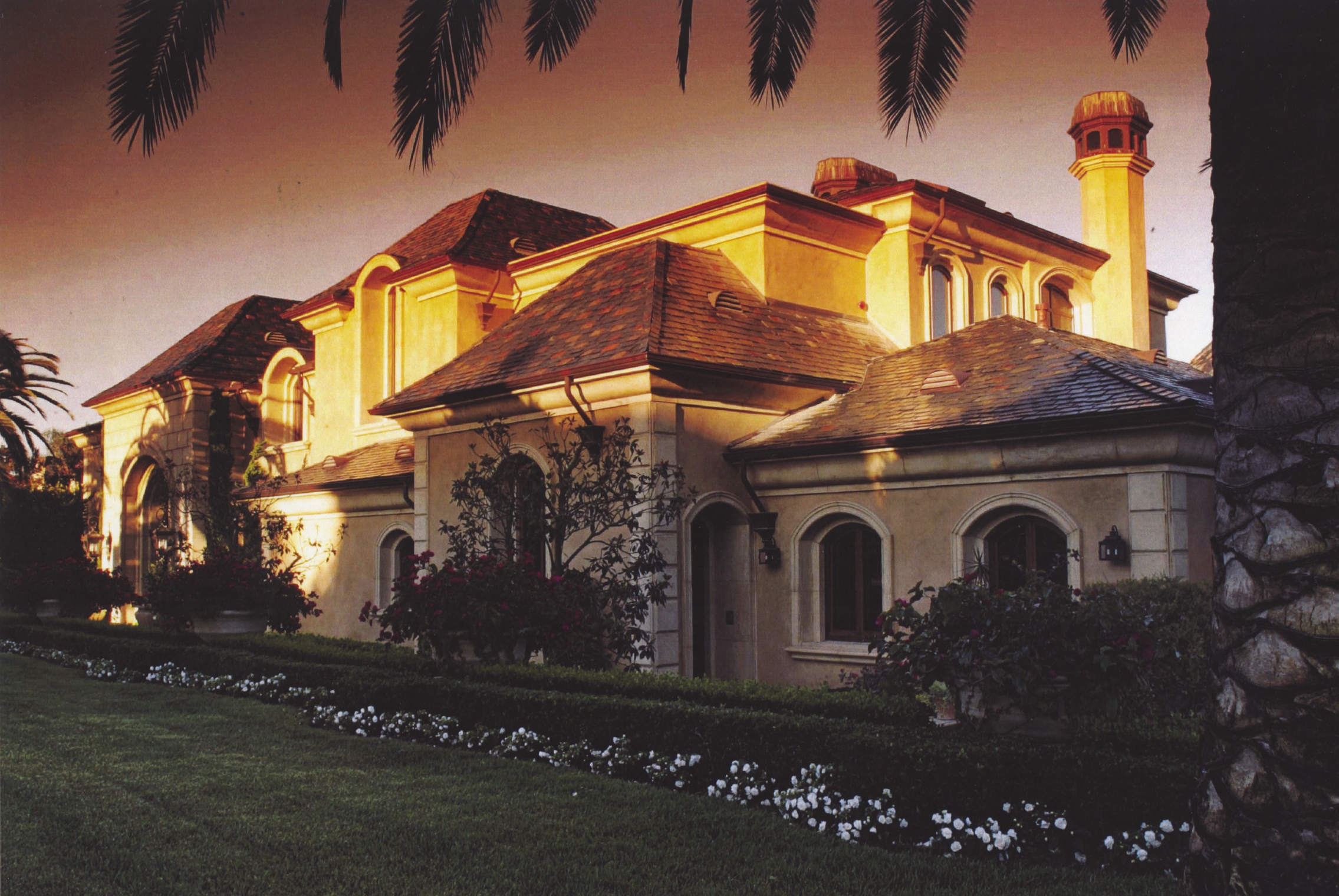 exterior front entrance of the residence