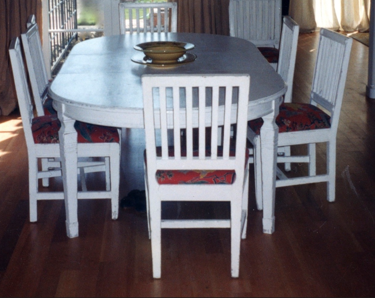 dining table and chairs